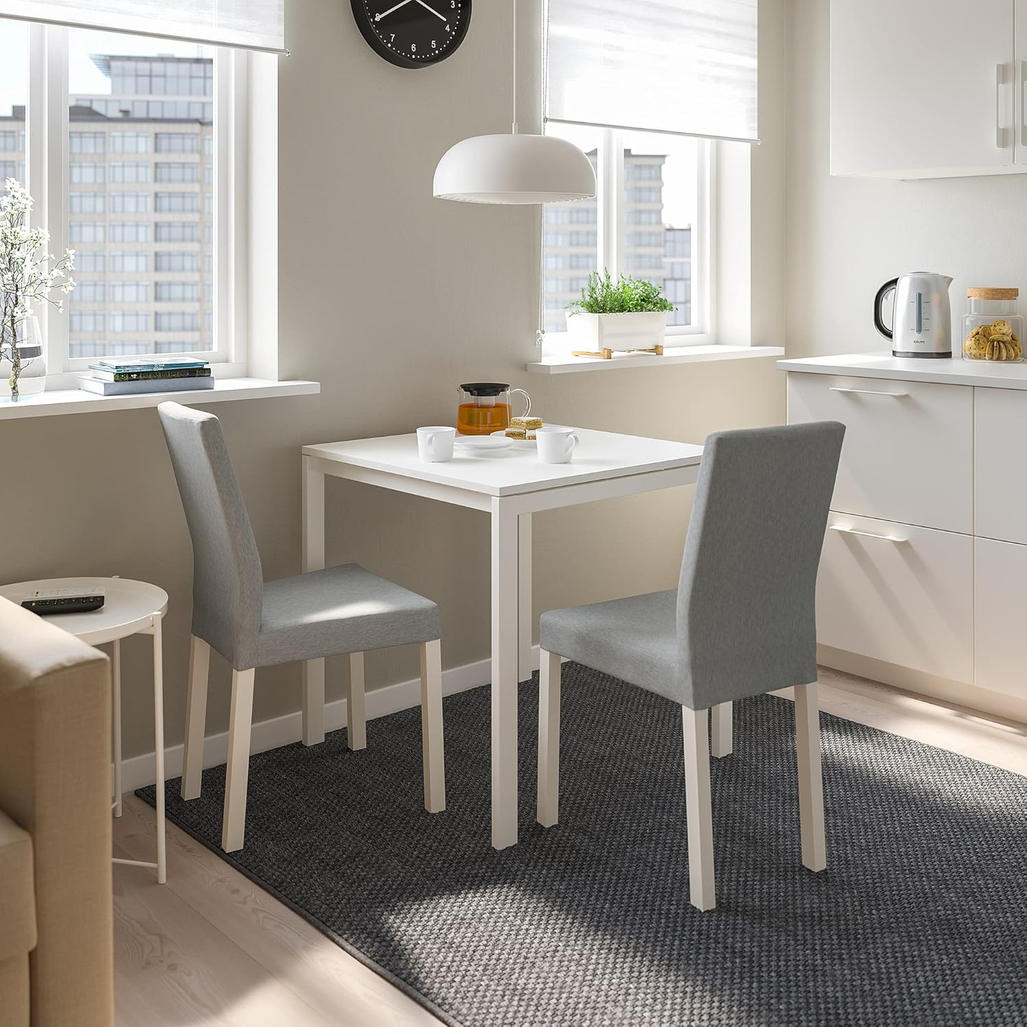 IKEA MELLTORP Tisch, 75 x 75 cm, Weiß