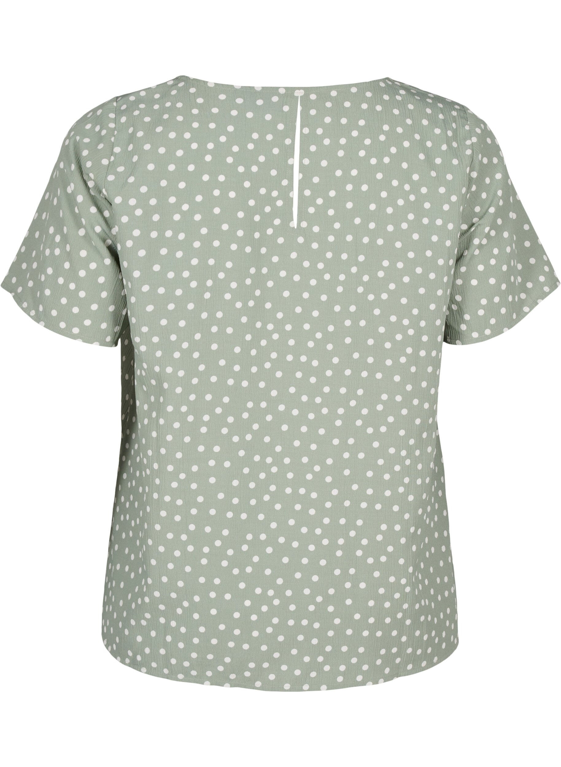 FLASH - Kortærmet bluse med print