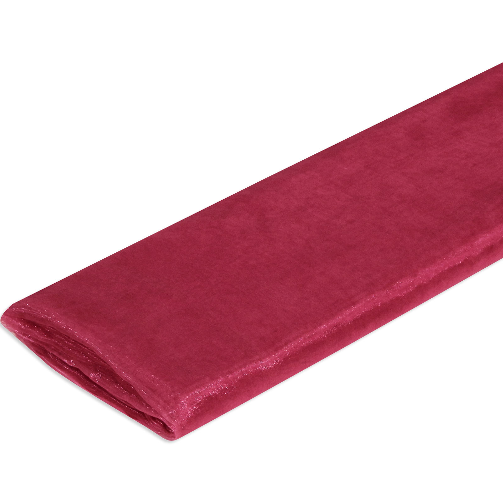 Stoff ORGANZA - dunkelrot - 150 cm breit