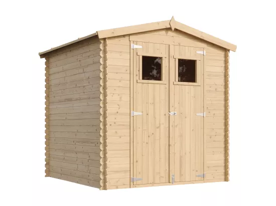 Abri de jardin en bois - I216xL206xH218 cm/ 3.53 m2 - TIMBELA M343