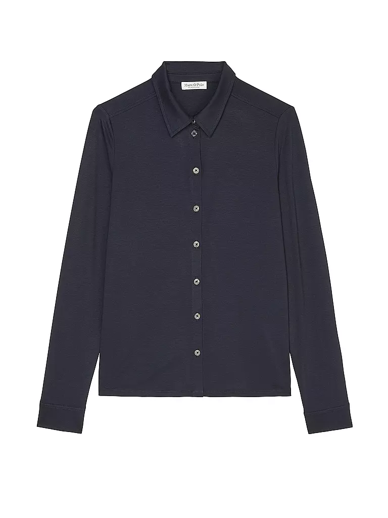 MARC O'POLO Jerseybluse dunkelblau