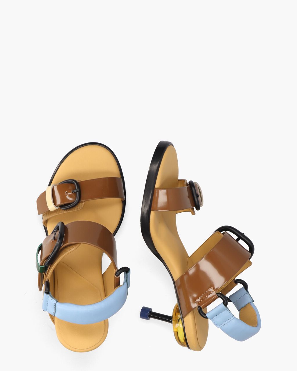 4CCCCEES Osha Line Mid Bruin/Multicolor Damespumps