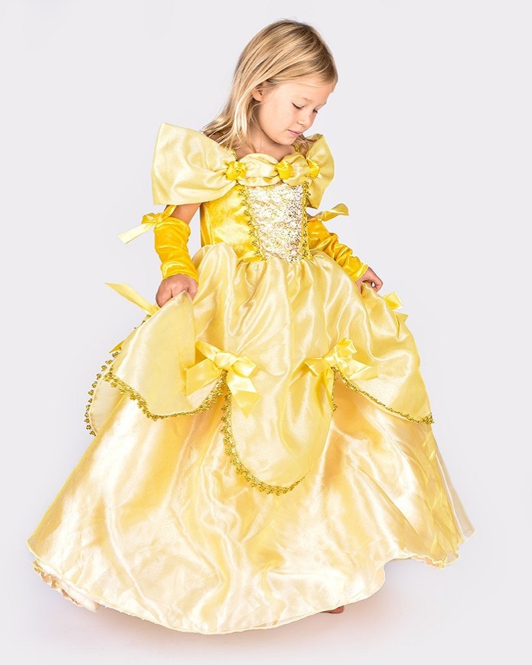 Den Goda Fen - Princess dress - Yellow (98-104 cm) (F60621)