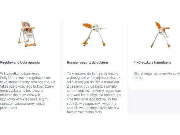 Chicco Polly 2 Start 3-i-1-suttesæde Foxy