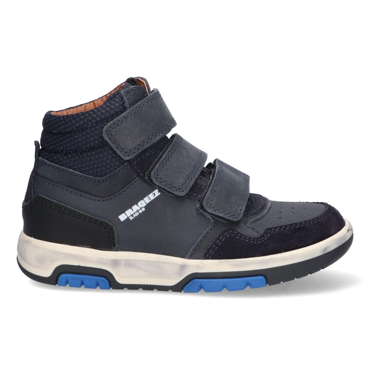 Chiel Chicago - Hoge Sneakers Braqeez Blauw