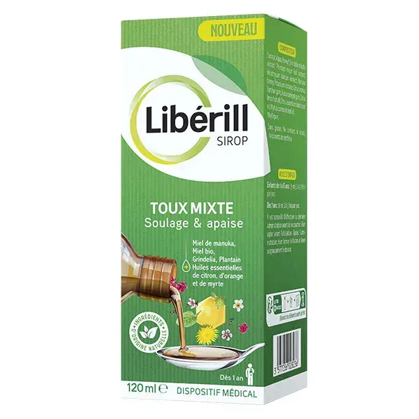 Xarope para tosse LIBERILL para tosse mista 120ml