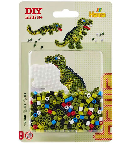 Hama Midi Perlenset - 450 st. - Dino