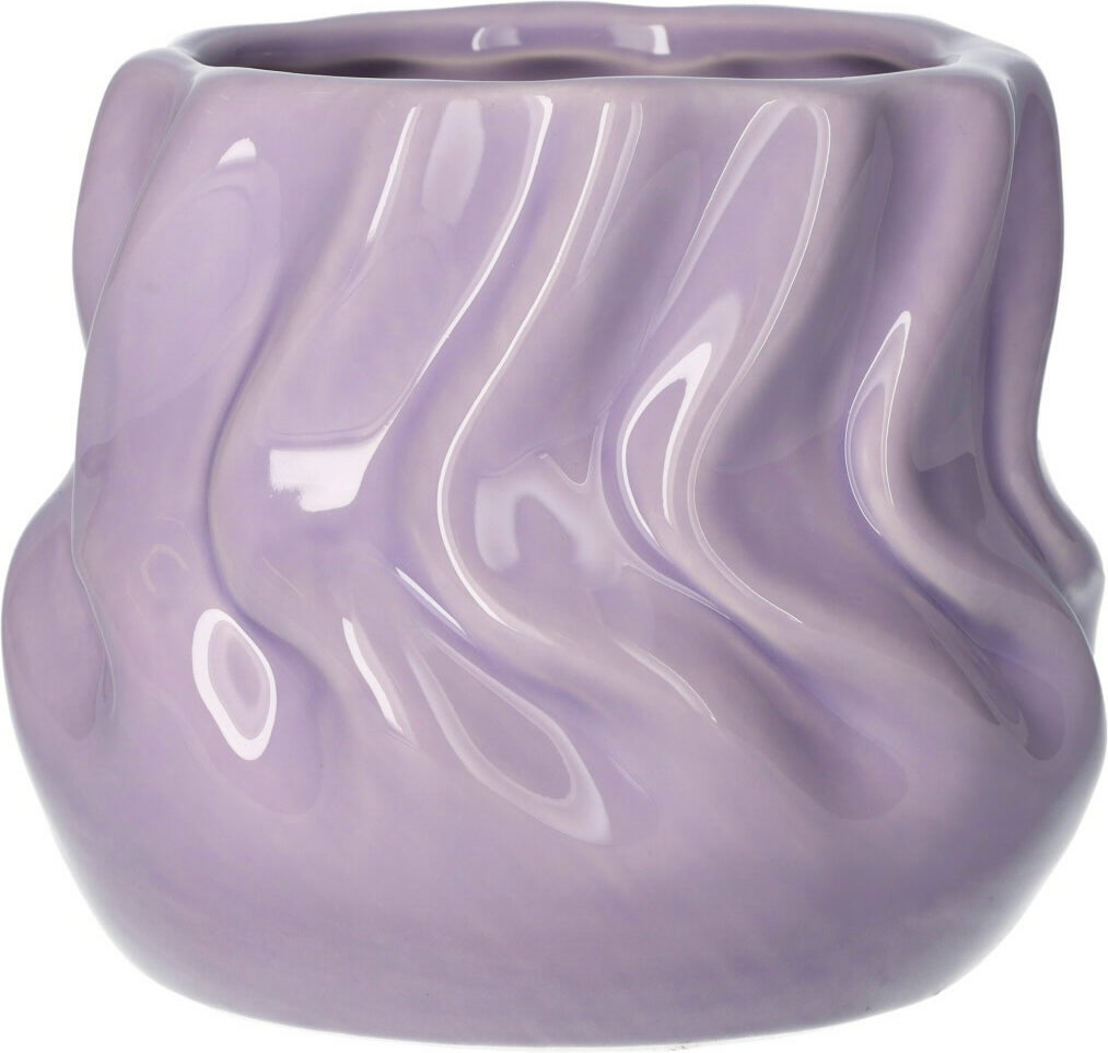 Duif bloempot Twister paars D 16,5 H 13,4 cm