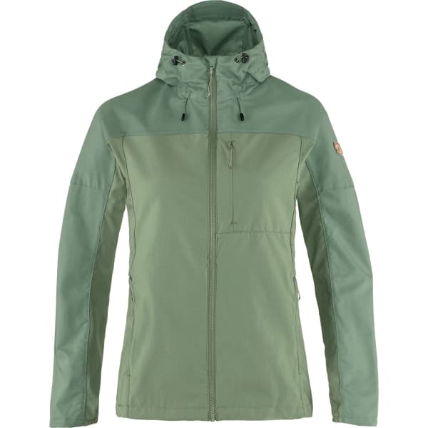 Veste randonnée FJALLRAVEN ABISKO MIDSUMMER JACKET W JADE GREEN/PATINA GREEN