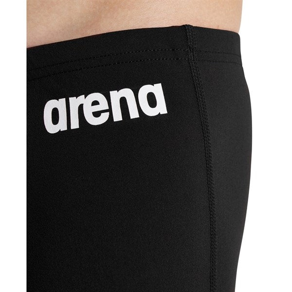 Køb Arena Team Swim Jammer Lange Badeshorts Solid Black-White