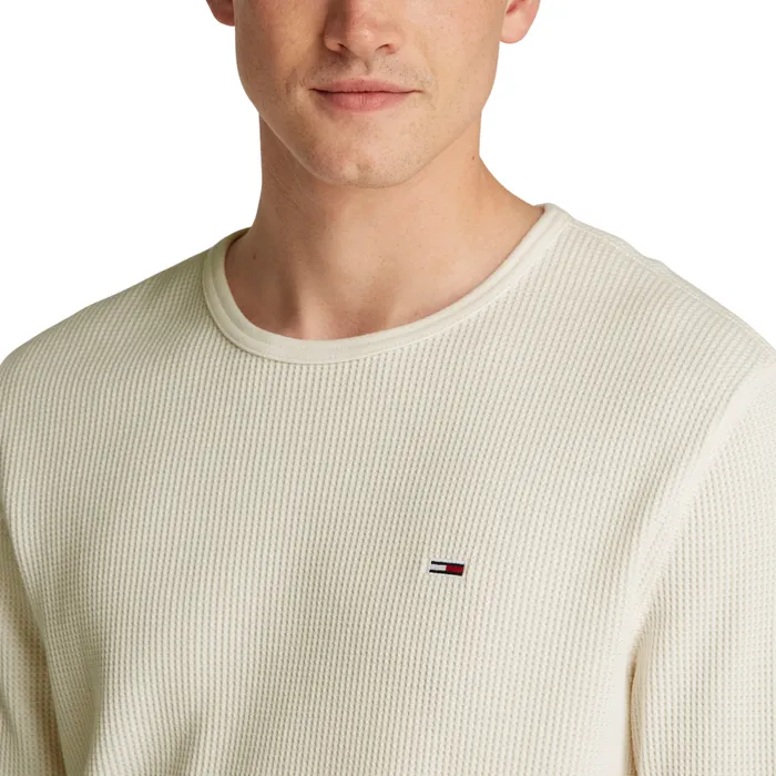Tommy Hilfiger Slim Waffle Longsleeve Shirt Heren
