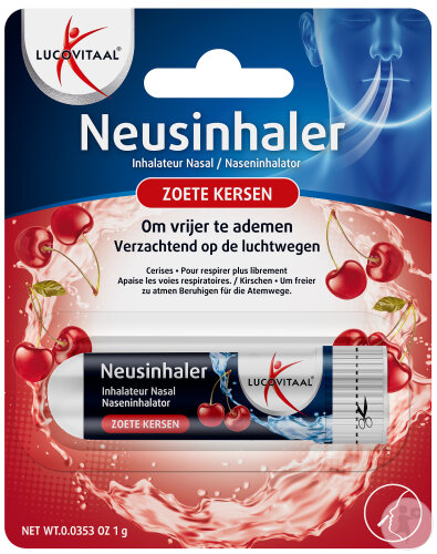 Lucovitaal Inhalateur Nasal Freer Breathe Sweet Cherry 1g