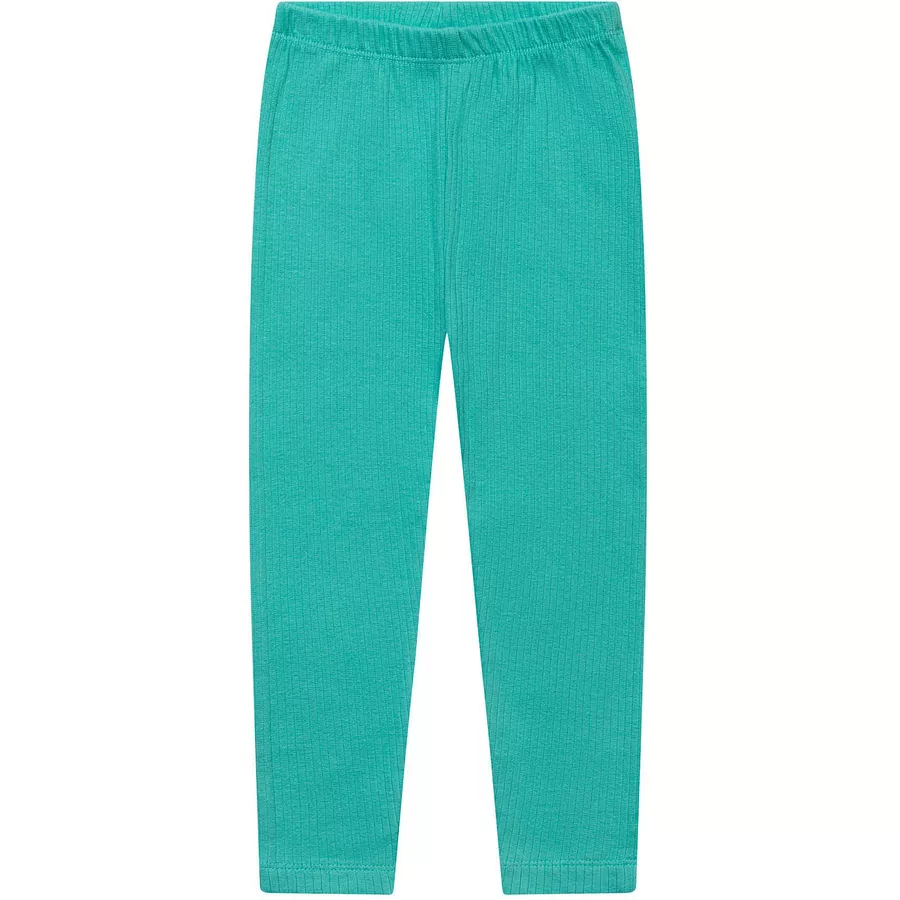 MINOTI Longsleeve und Leggings im Set CremeweißGrün