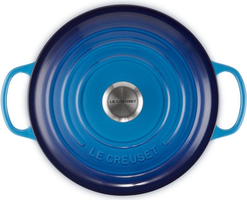 Le Creuset - Braadpan Signature - Azure - Gietijzer - Ø 28 cm