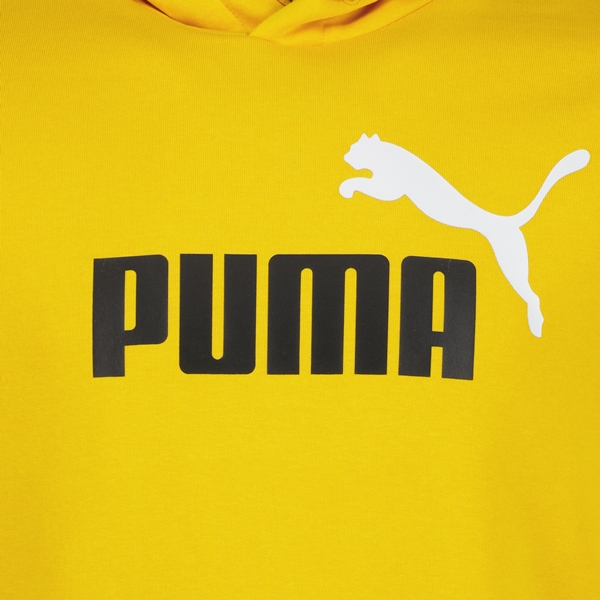 Puma Essentials Big Logo heren hoodie geel