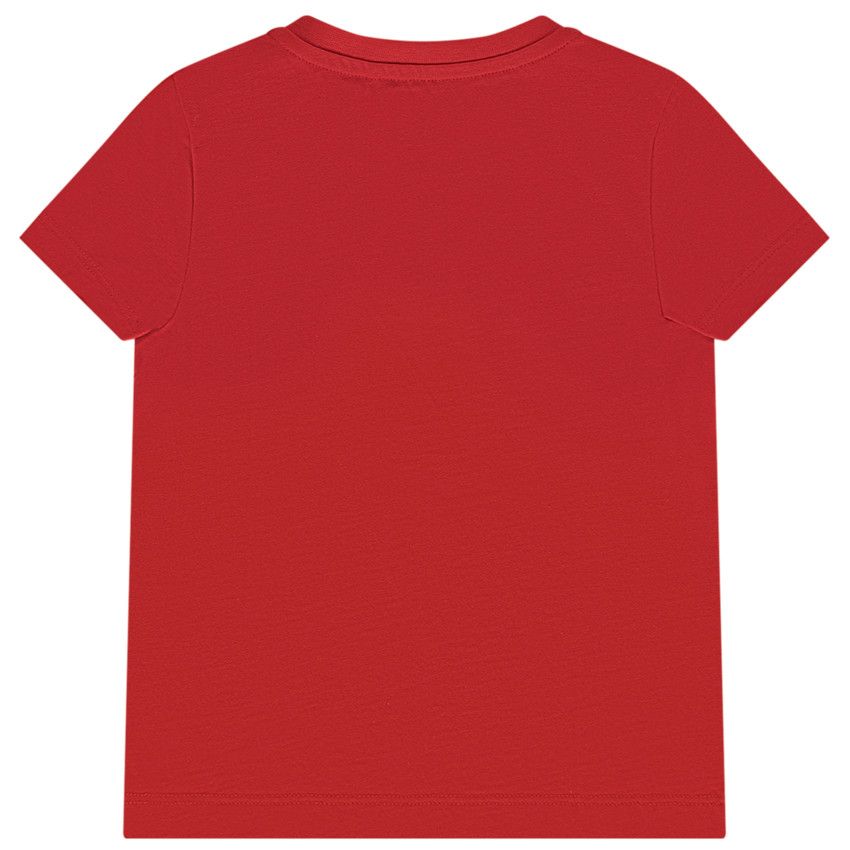 T-shirt manches courtes patch voilier pour bébé garçon - Rouge