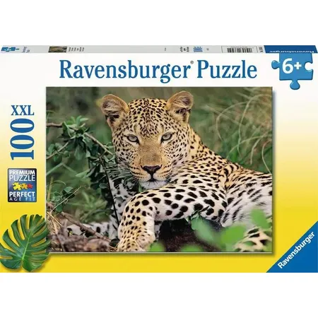 Ravensburger XXL Puzzle - Vio die Leopardin, 100 Teile