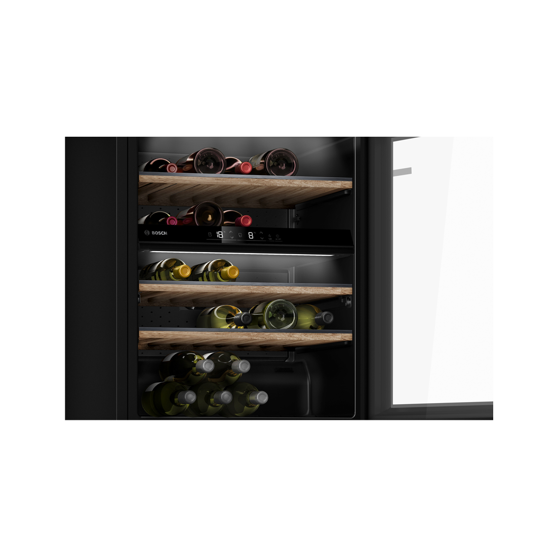 Bosch KWK16ABGB Weinkühlschrank 44 Flaschen 2 Zonen