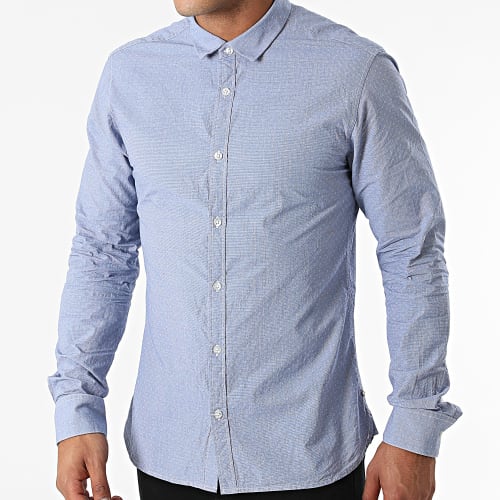 Chemise Manches Longues Carton Bleu Clair