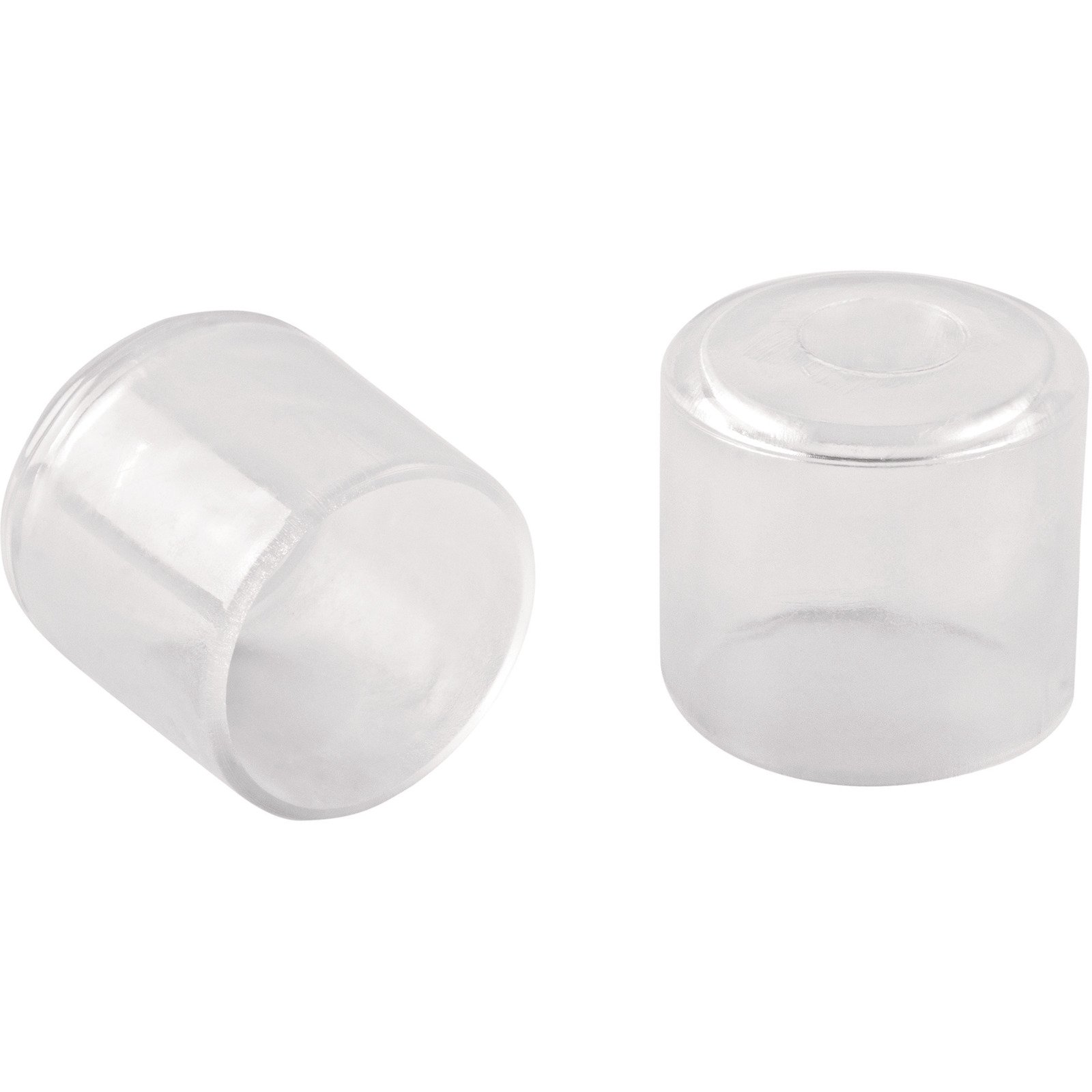 Rohrkappen, Ø2.5 cm, 4 Stück, transparent