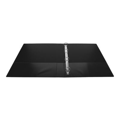 Exacompta Kreacover - Classeur à anneaux personnalisable - Dos 47 mm - A4 Maxi - pour 200 feuilles - noir - 3 pochettes extérieures