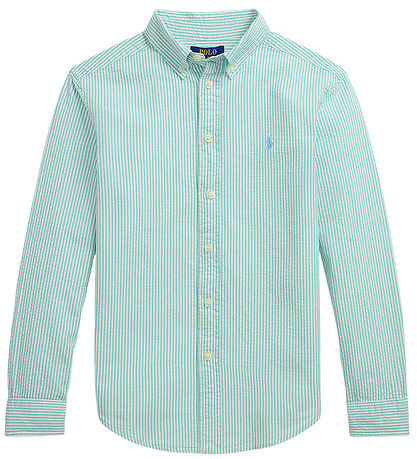 Polo Ralph Lauren Hemd - Grün/Weiß gestreift