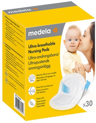 Medela Ultra Breathable Ammeinnlegg 30-Pack