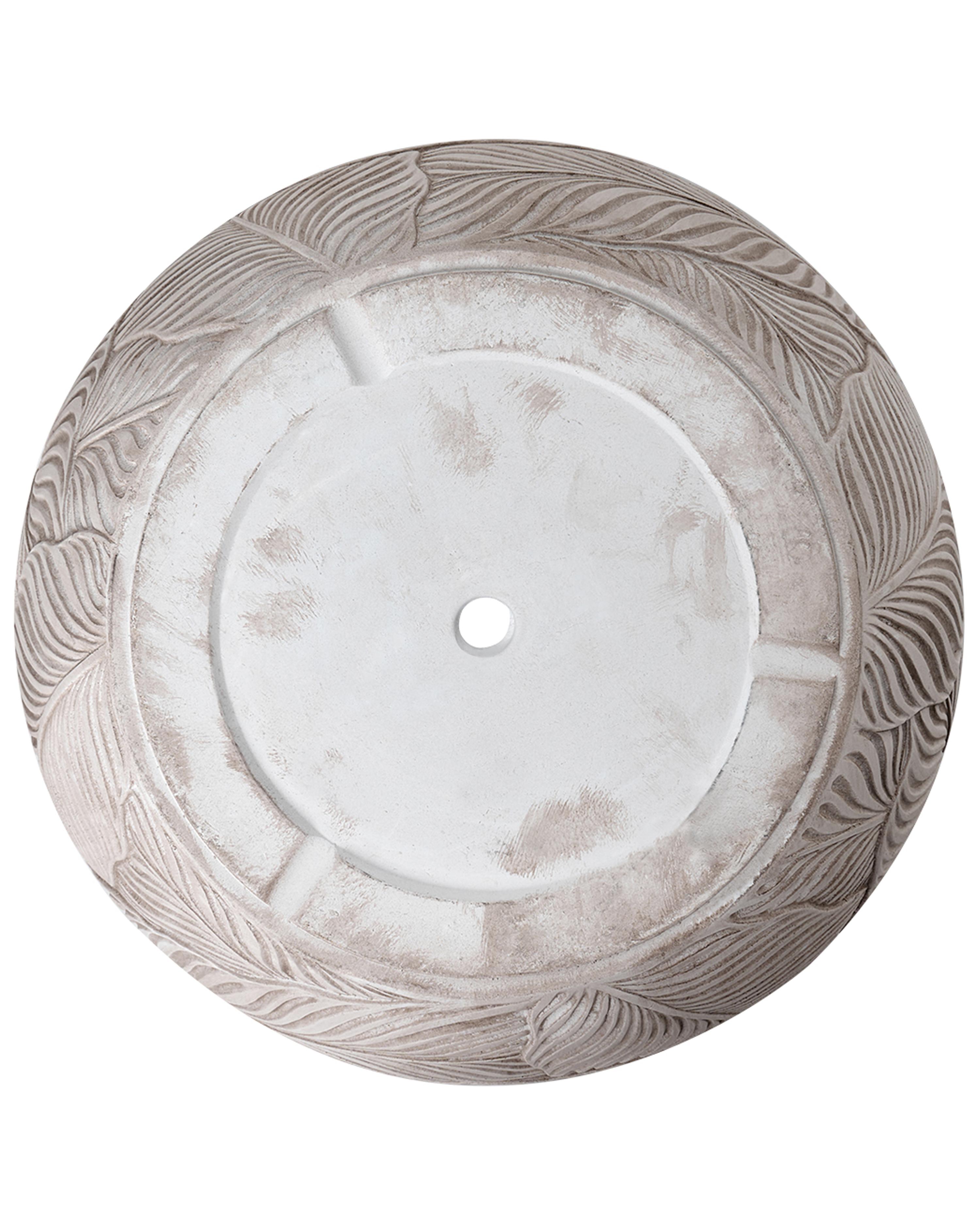 Bloempot BAIYUN 47 cm Lichtbeige