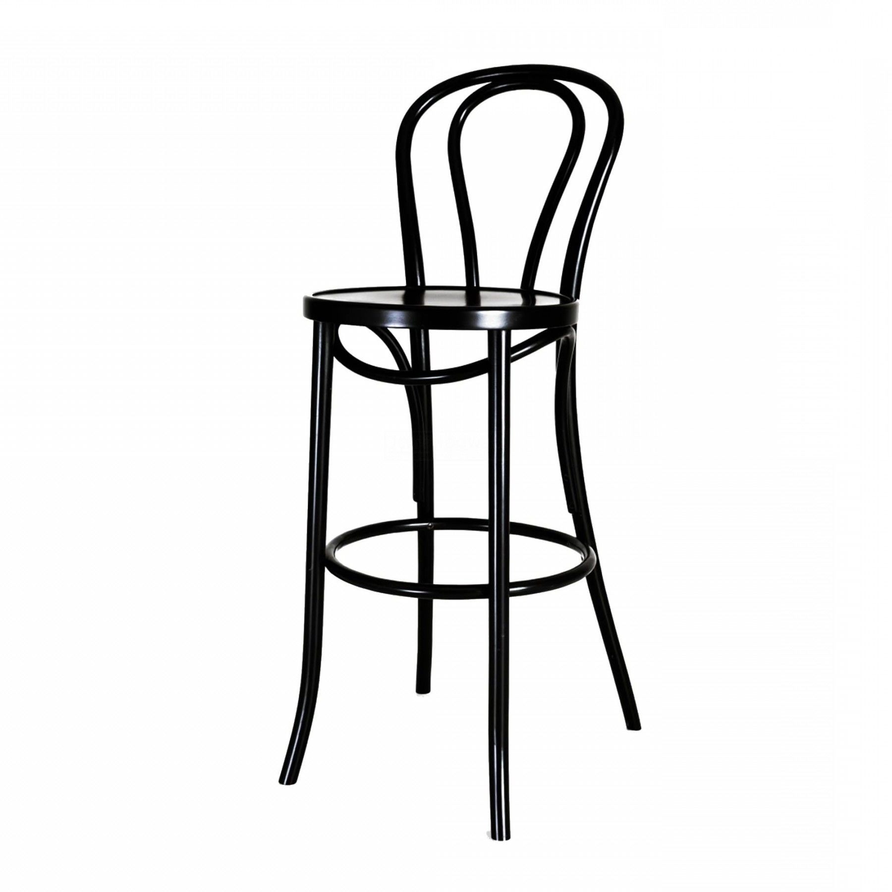Vienna kruk zwart - 75 cm
