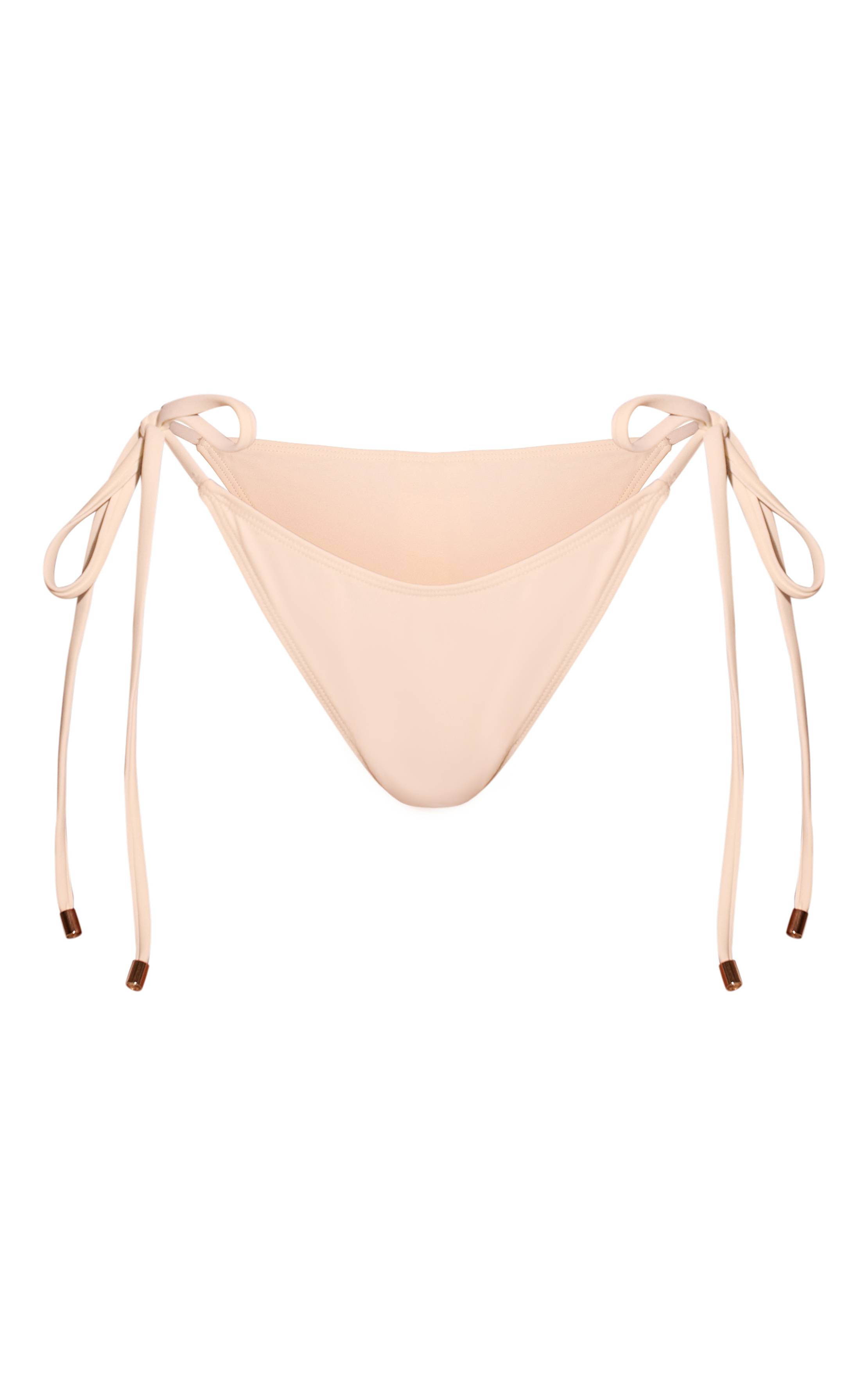 Crème Bas De Bikini Crème À Nouer Sur Les Côtés