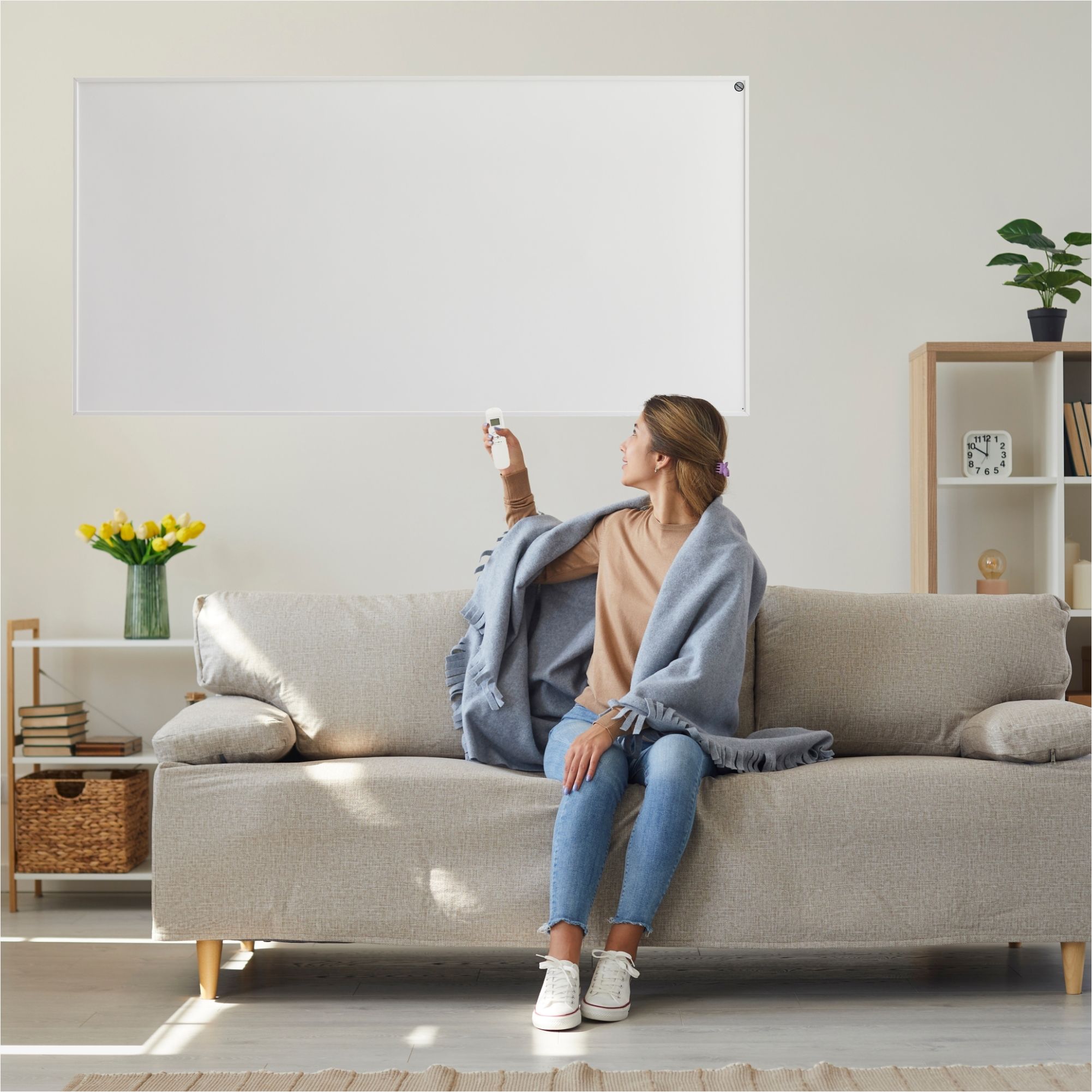 Infrarotheizung 700 W inkl. WIFI Thermostat