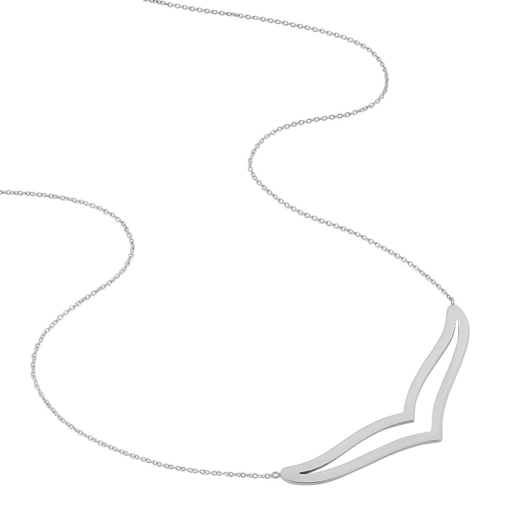 Collier Wilna Acier Blanc