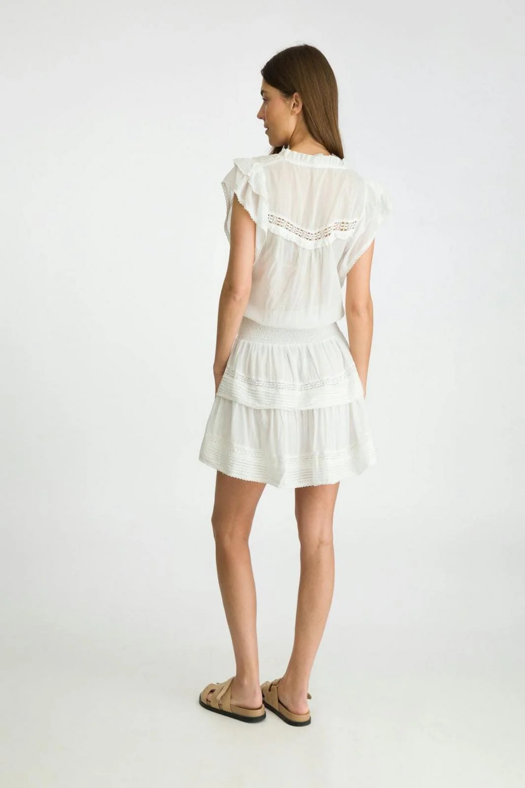Neo Noir Jarmy S Voile Dress white