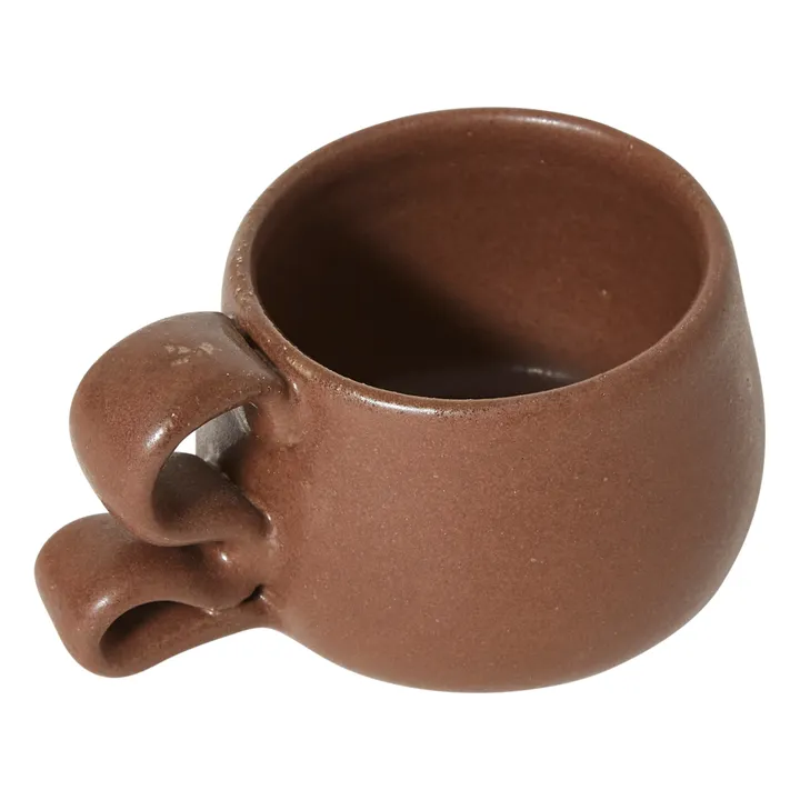 Perla Valtierra Tasse à café Ribete | Chocolat