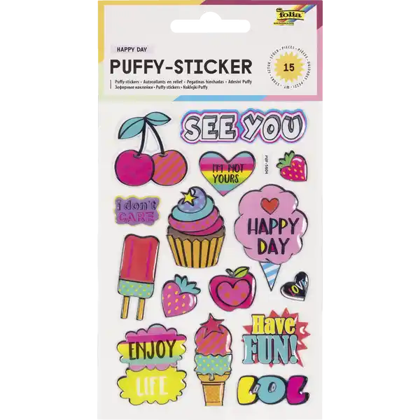 Puffy Sticker sort.