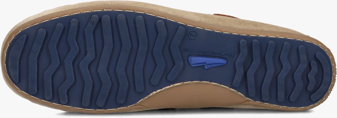 beige floris van bommel mocassins sfm-40031 de drijver
