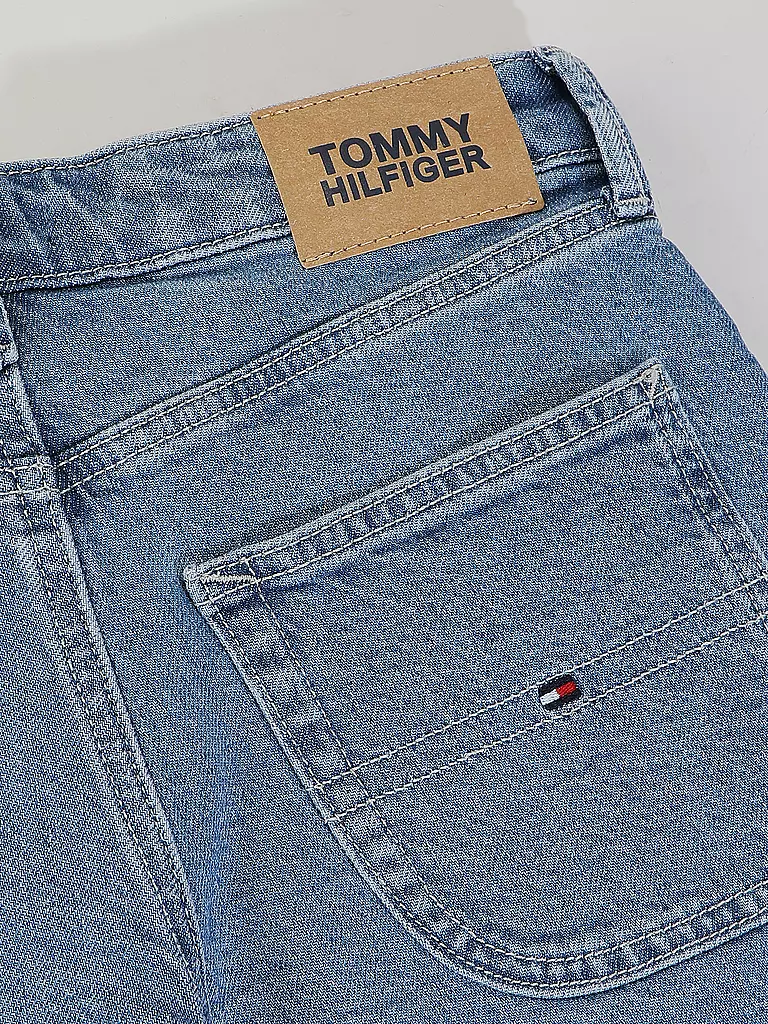 TOMMY HILFIGER Jungen Jeansshorts Straight Fit blau