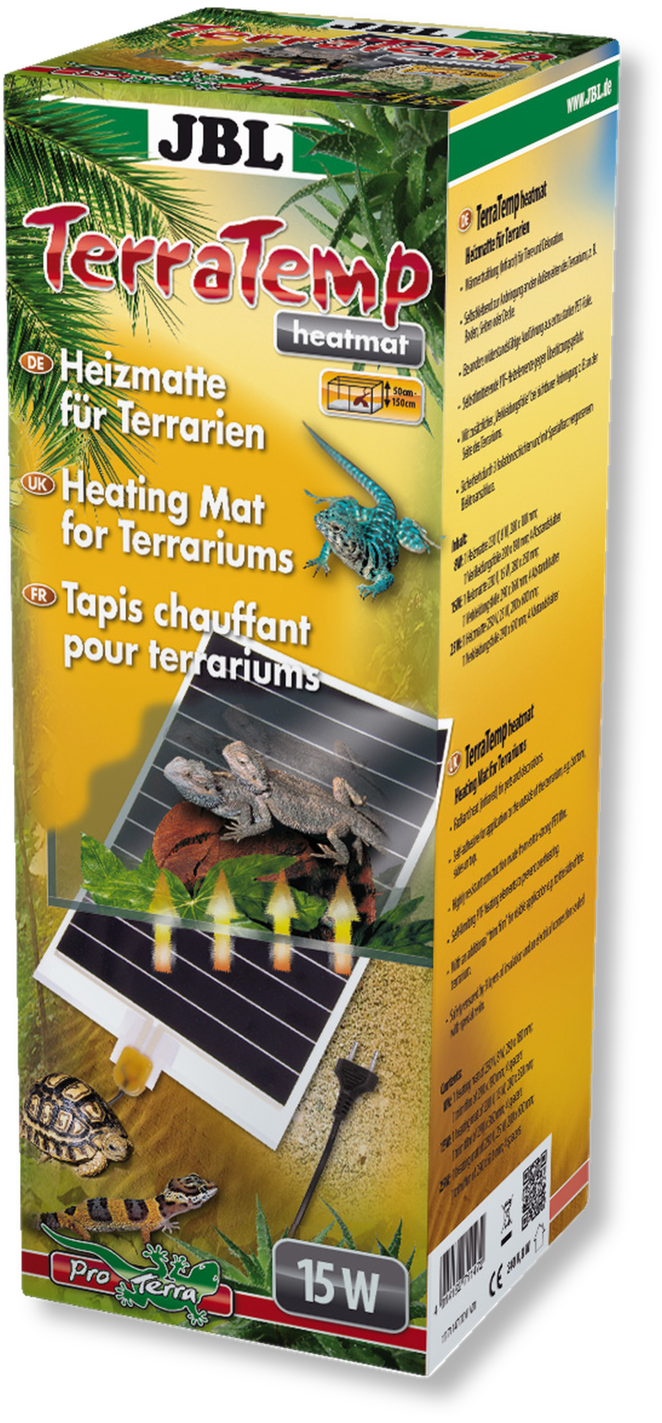 JBL TerraTemp heatmat 15W Warmtemat terrarium