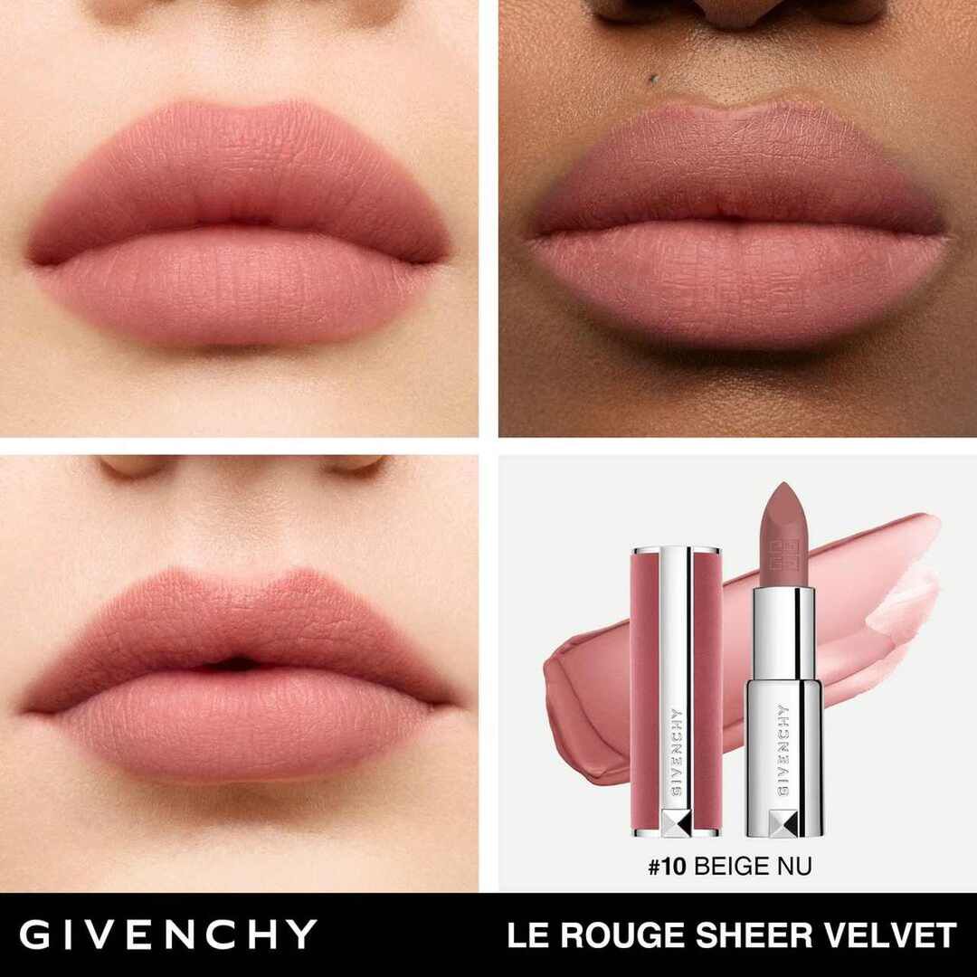 GIVENCHY LÁBIOS Le Rouge Sheer Velvet