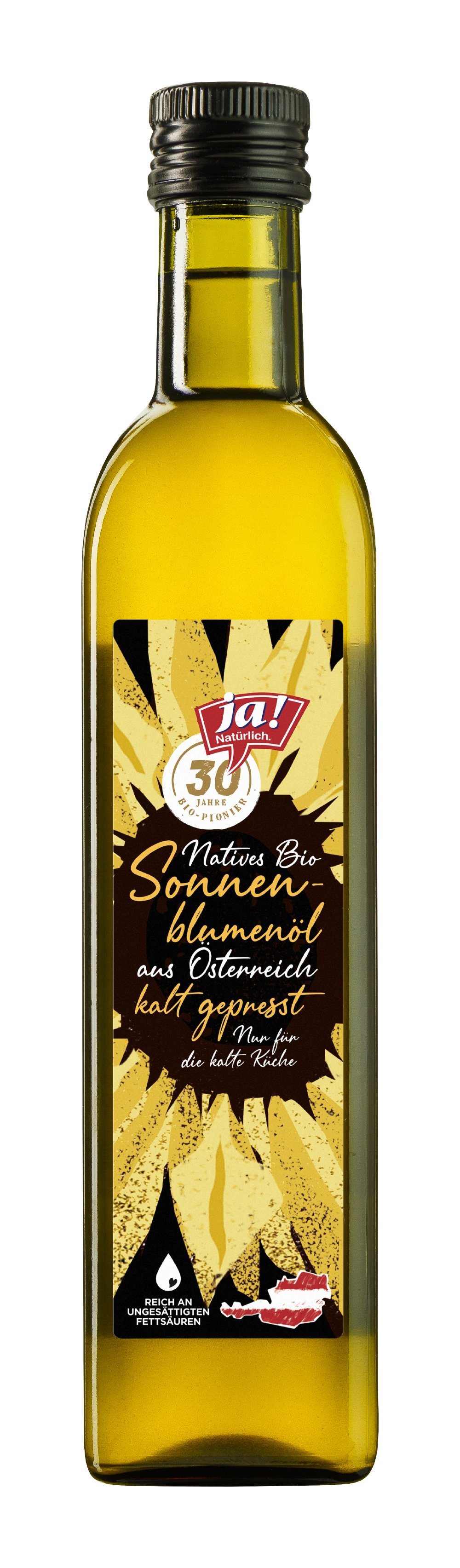 Ja! Natürlich Sonnenblumenöl kaltgepresst