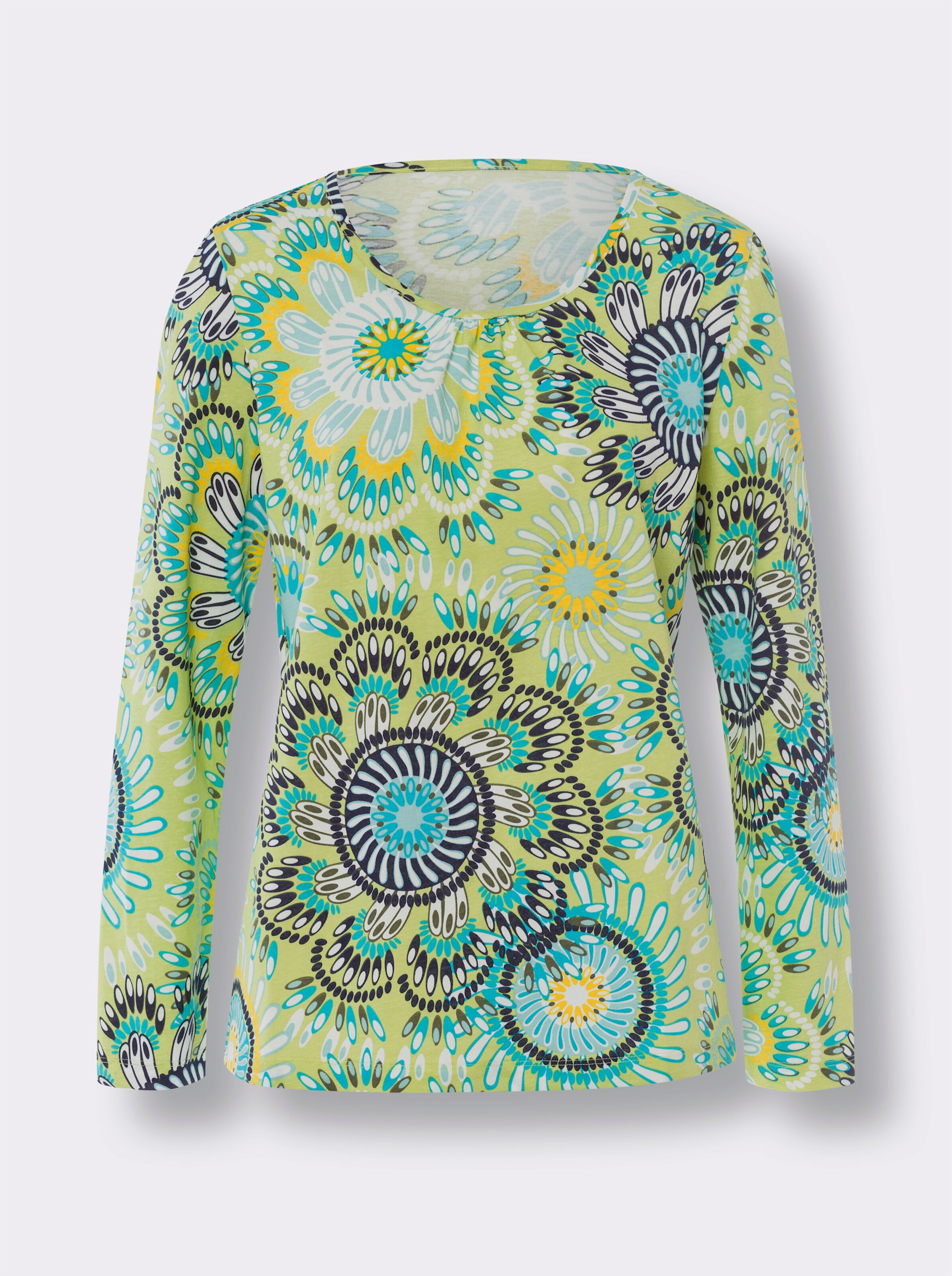 Langarmshirt aus reiner Baumwolle