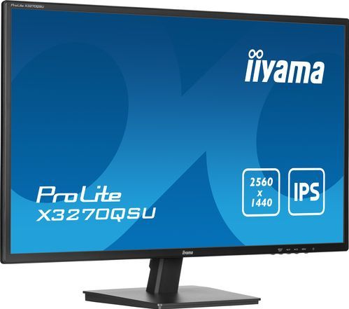 iiyama ProLite X3270QSU-B1 - 32 Inch - IPS - QHD - USB-Hub