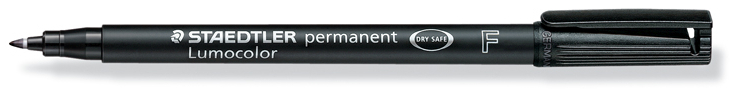 Staedtler Folienschreiber Lumocolor permanent F, schwarz