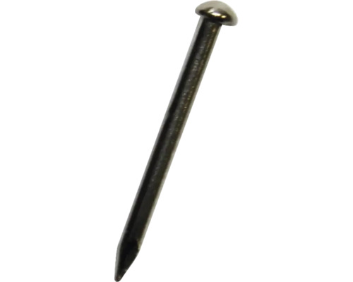 Ronde kopspelden 1,0 x 12 mm vernikkeld, 250 stuks