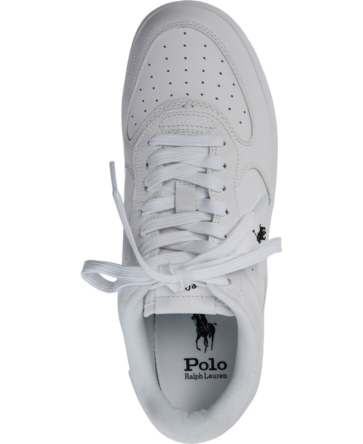 Polo Ralph Lauren Masters Court Leather Sneaker White/white/black pp