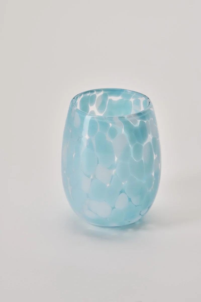 Bahne Interior  Vandglas - Clear/White + Light Blue