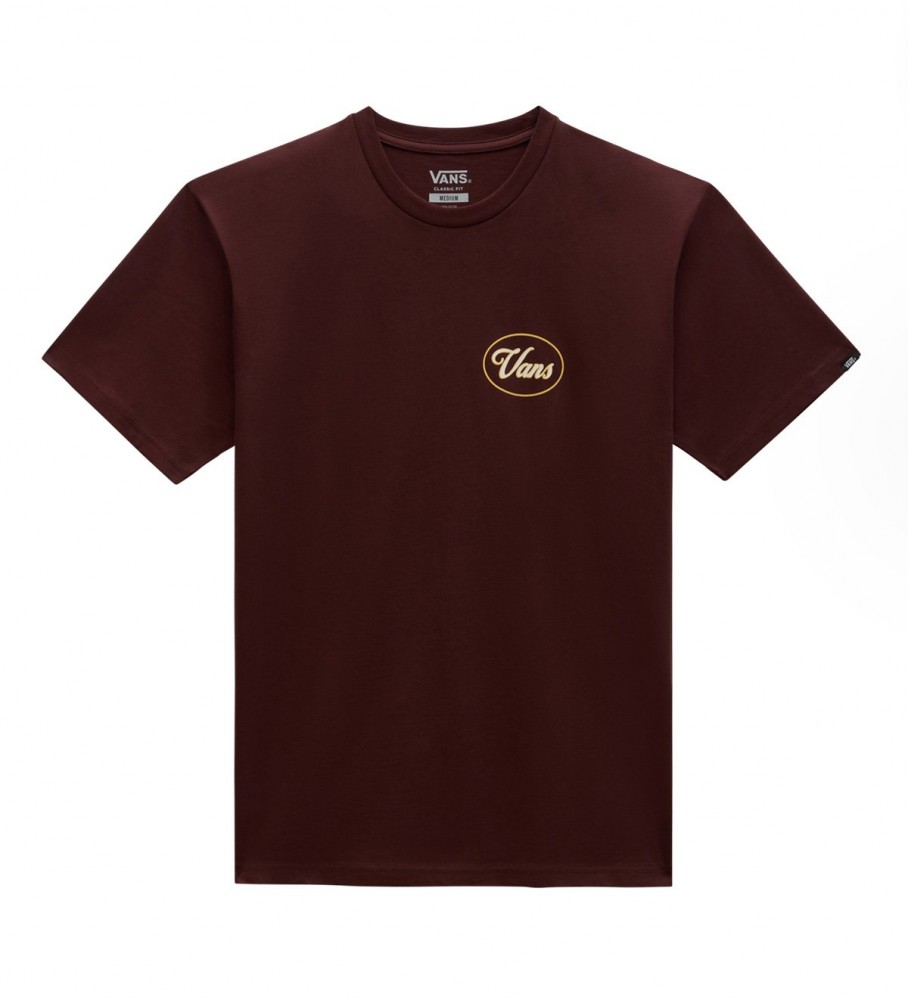 Camiseta Vans Custom Classic Co Maroon
