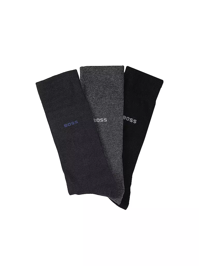 BOSS Socken 3-er Pack open miscellaneous schwarz