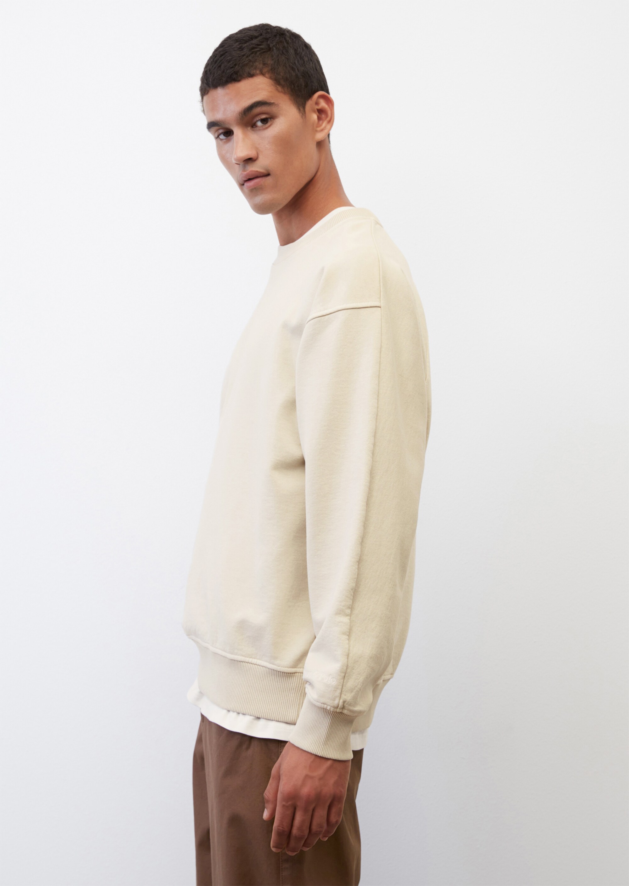 Stonewashed Sweatshirt relaxed aus softer Bio-Baumwolle