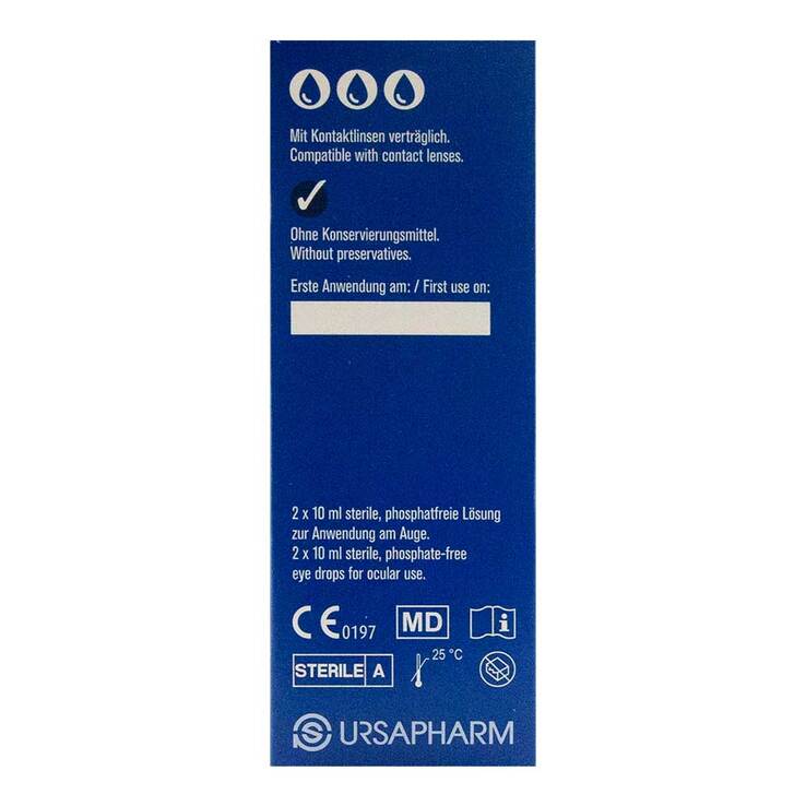 Hylo-Gel Augentropfen, 2X10 ml